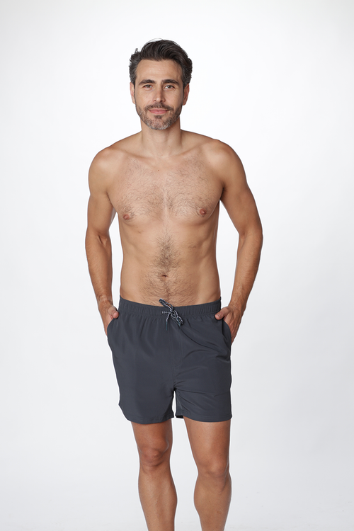 Men's Solid Swim Shorts
