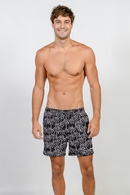 Swim shorts with inside boxer