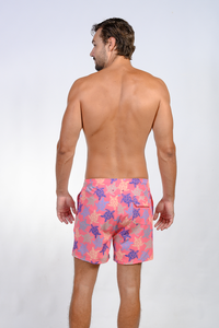 Swim shorts with inside boxer