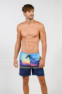 Men's 4-way stretch shorts with full boxer lining inside