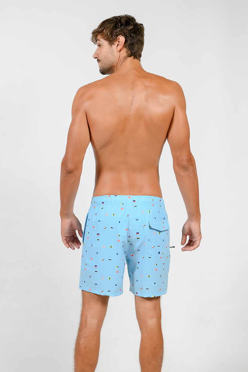 Men's 4-way stretch shorts with full boxer lining inside