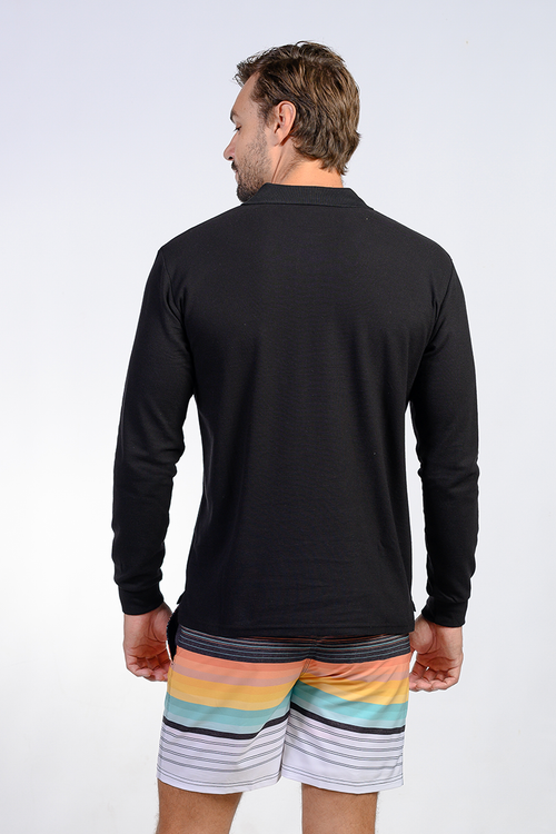 Men's Long Sleeve Polo