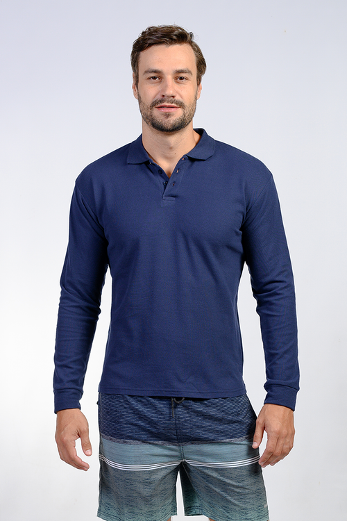 Men's Long Sleeve Polo