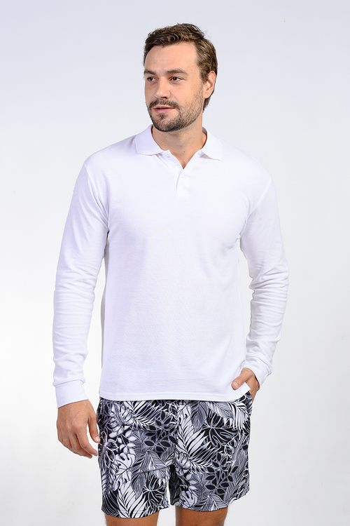Men's Long Sleeve Polo