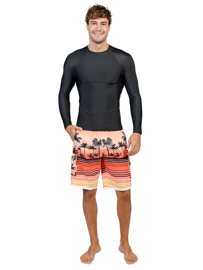 RGM9001-Black long sleeve rash guard