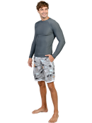 Charcoal rash guard