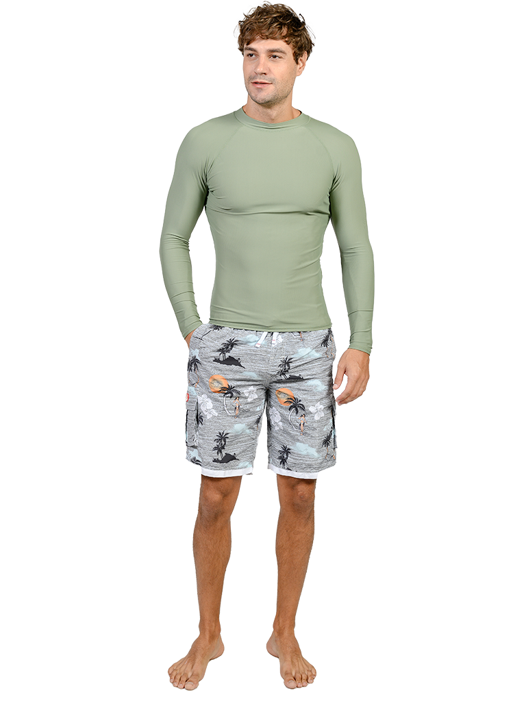 Military Green rash guard