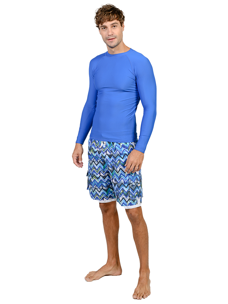 Royal blue rash guard