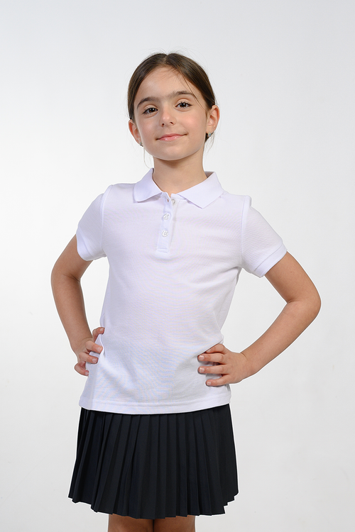 Girls' Short Sleeve Polo