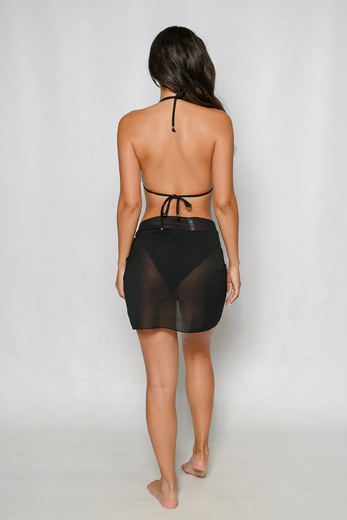 Short pareos in ombre colors and solids