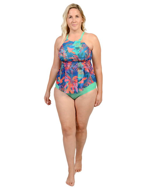 Racer back tankini