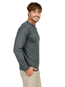 Men's Long Sleeve Ultra Loose Sun Shirts in many solid colors