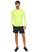 Neon Yellow - men's sun shirt