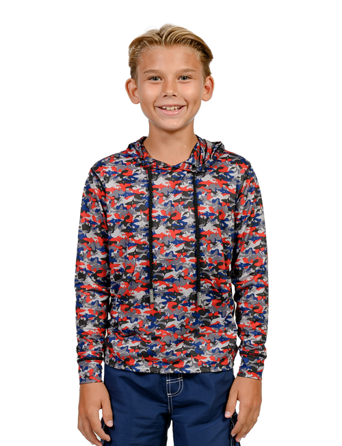 Boys Long sleeve printed hoodie