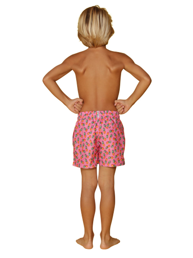 Boys Hawaiian print shorts