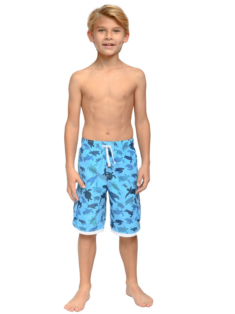 Boy's board shorts swim trunks