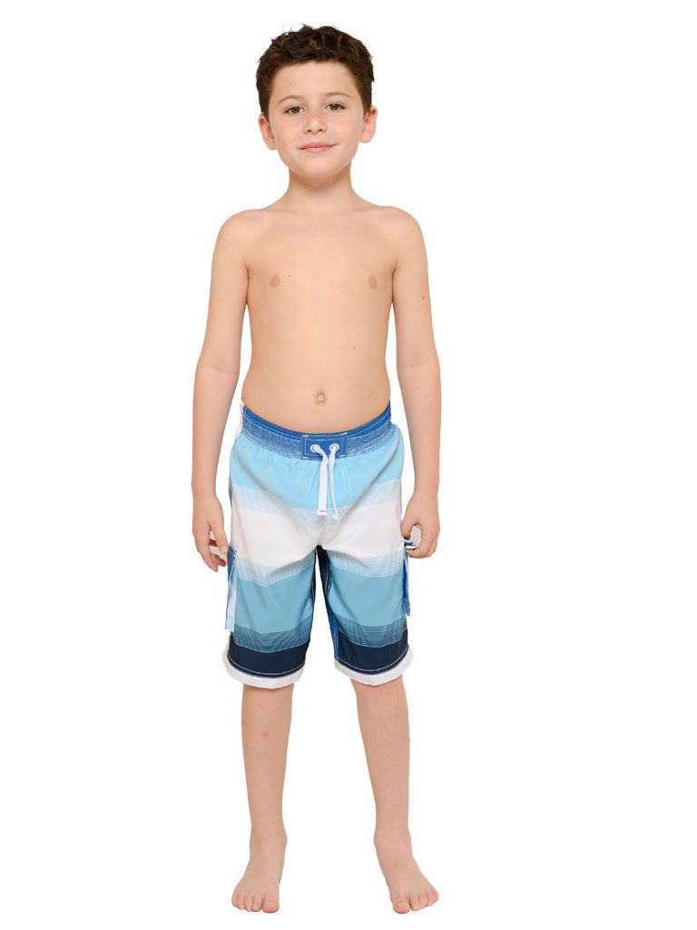 Boy's Board swim trunks in BLW print