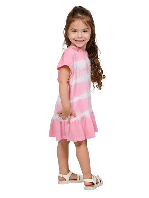 Cap sleeve hoodie dress