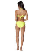 Back view of IG4980RD- Bandeau Bikini, here featured in Yellow