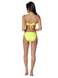 Back view of IG4980RD- Bandeau Bikini, here featured in Yellow