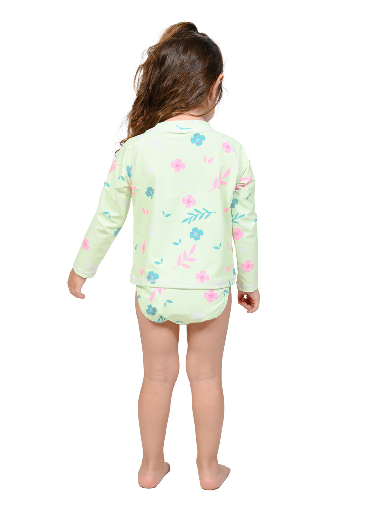 Flamingo rash guard and swim bottom pant