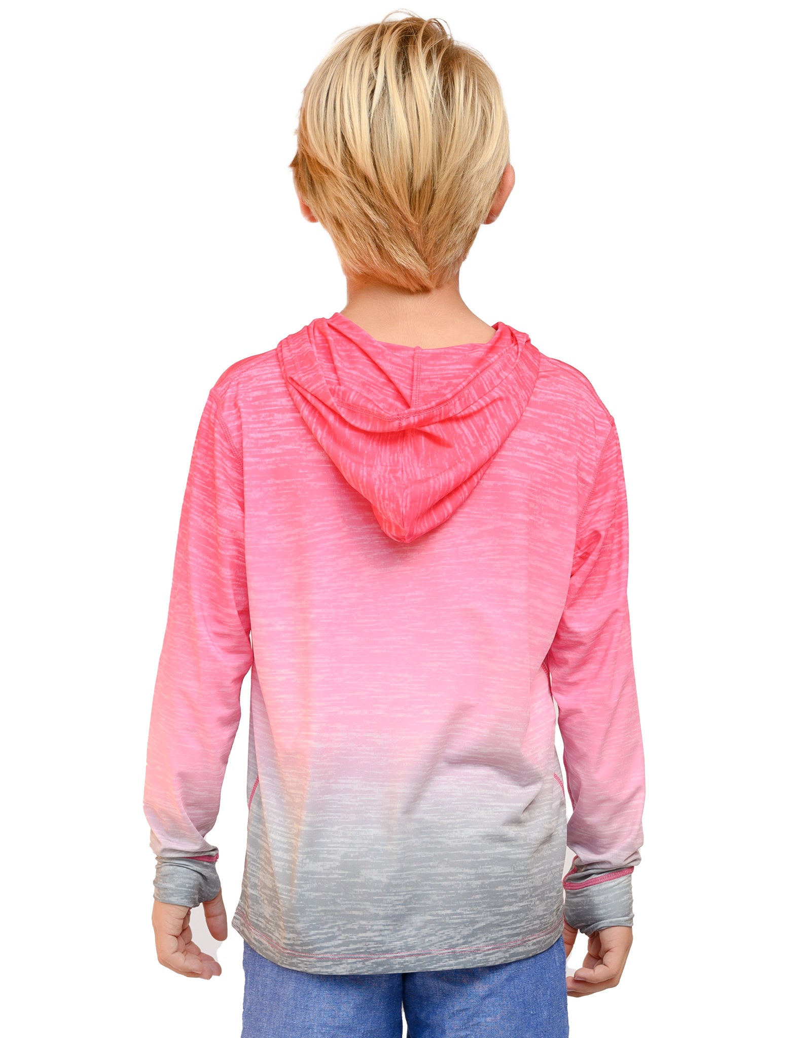 Unisex hoodies in beautiful gradations of colors for girls and boys