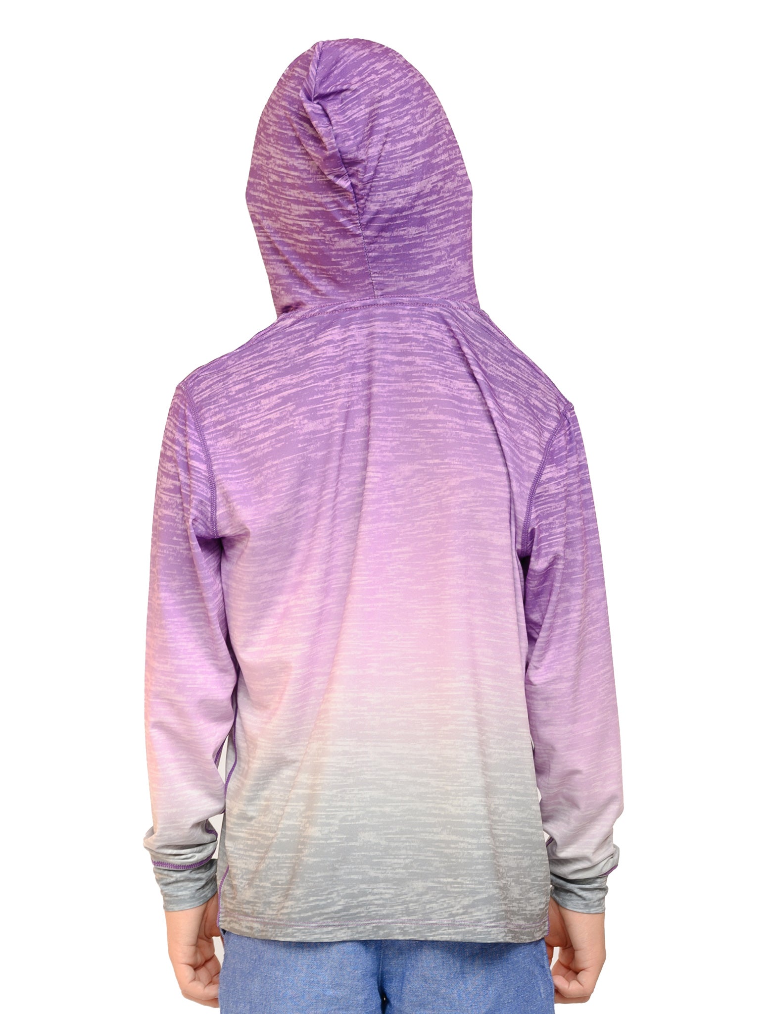 Unisex hoodies in beautiful gradations of colors for girls and boys