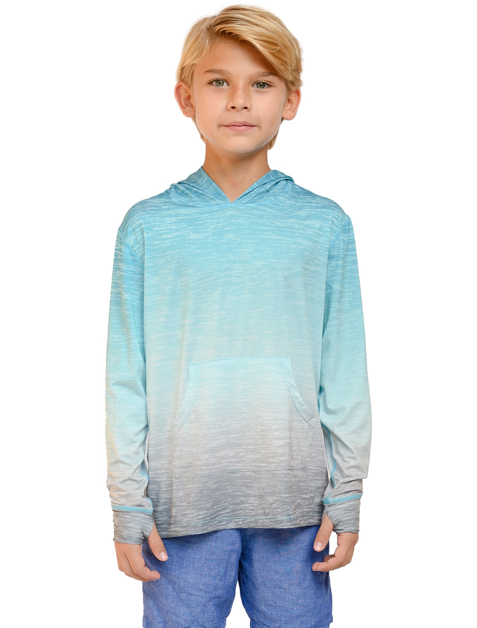 Unisex hoodies in beautiful gradations of colors for girls and boys