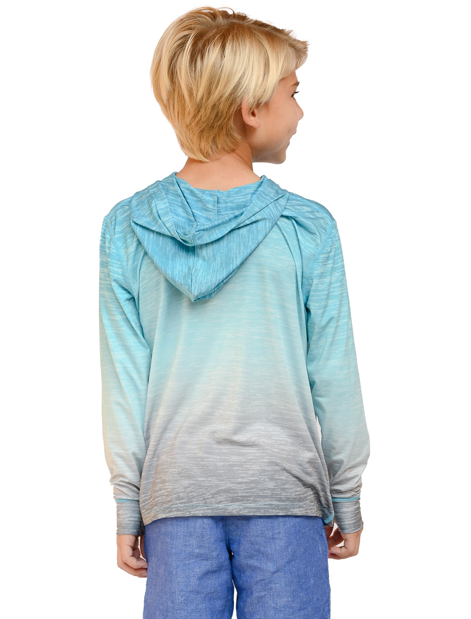 Unisex hoodies in beautiful gradations of colors for girls and boys