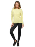 Women's Long Sleeve Ultra Light Weight Sun Shirts in solid colors