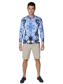 Men's Printed Long Sleeve Ultra Light Weight Sun Shirts