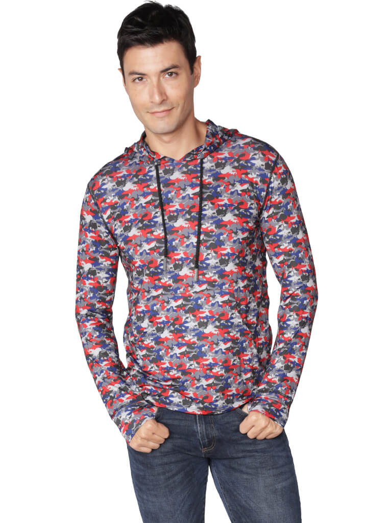 Men's printed hoodies