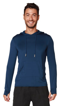 Men's solid color hoodies