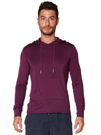 Men's solid color hoodies