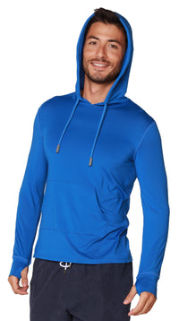 Men's solid color hoodies