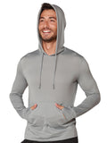Silver SPF-50 Hoodie front view