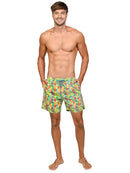 MLS25-067, "Rasta Pineapple" print short