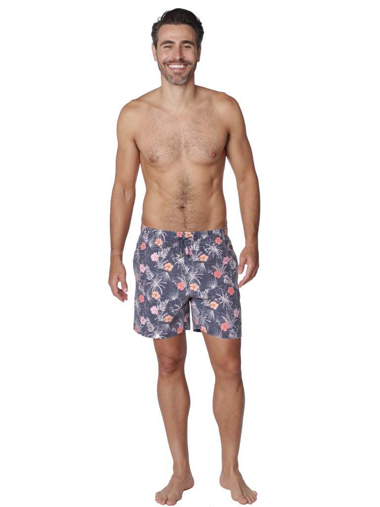 Men's Swim Shorts in lively tropical print