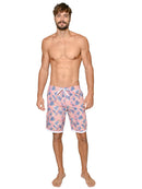 "Loose Leaf" print shorts, front view