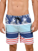 MS45-786, "Hibiscus Stripe" shorts for men, enlargement