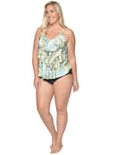#703 Aqua Animal print