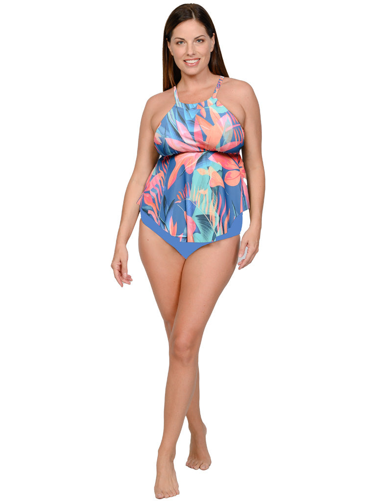 Racer back tankini