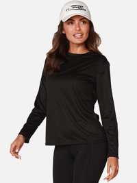 Women's UPF-50 Protective Sun shirt in Black