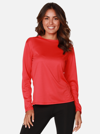 Women's UPF-50 Protective Sun shirt in Red