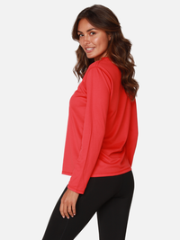 Women's UPF-50 Protective Sun shirt in Red